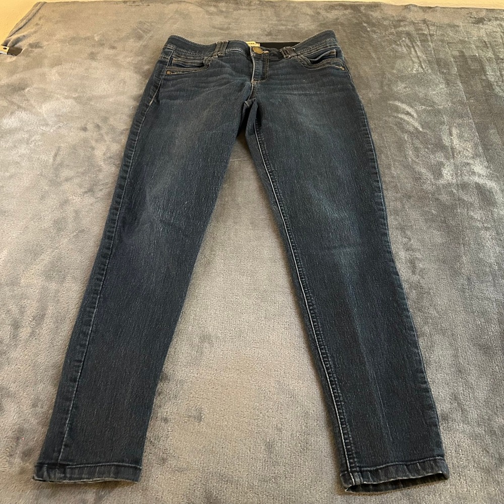 Democracy Ab Solution Jegging Dark Wash Denim Jeans Comfort Womens 6 30x27.5"